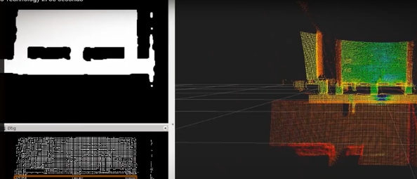 3Dカメラによるパレット検出